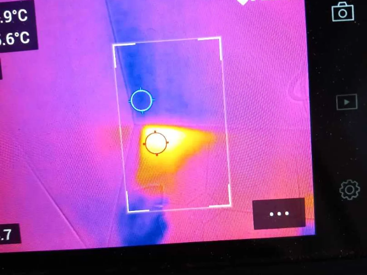Hot Water Pipe Leak in Grimsby