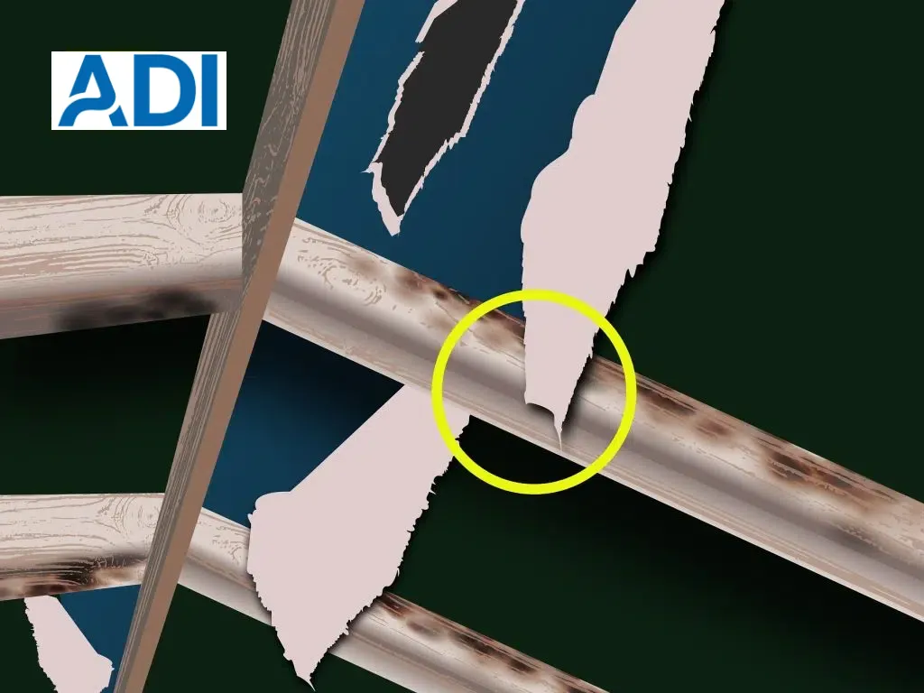 Pipe leak demonstration video thumbnail