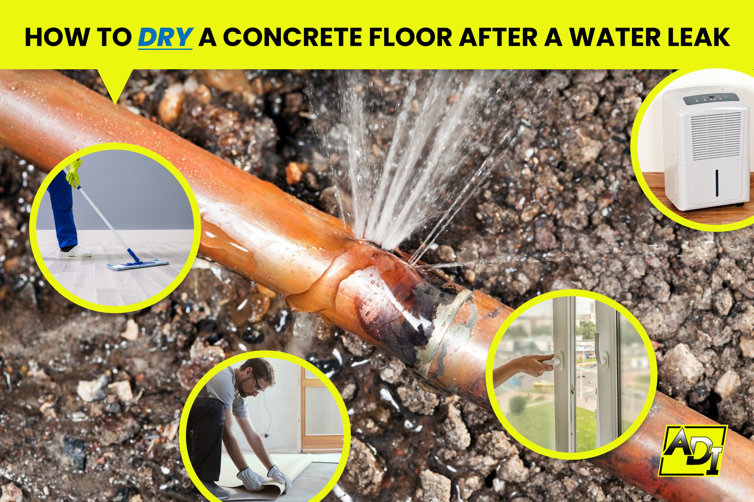 How To Dry Out Floor After Leak ADI Leak Detection