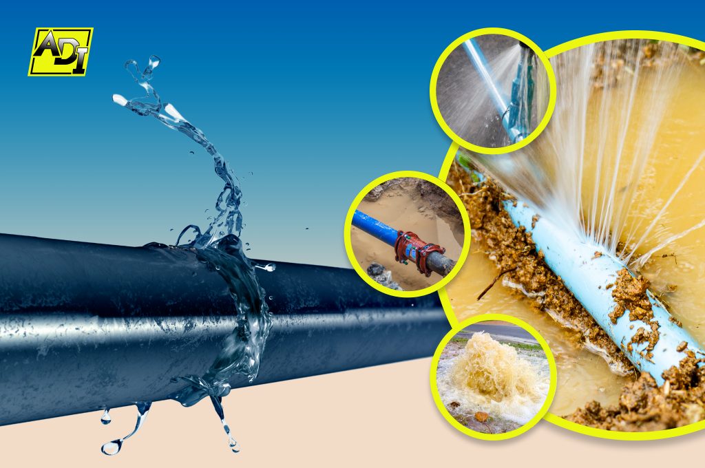 Causes of water main supply pipe leakages