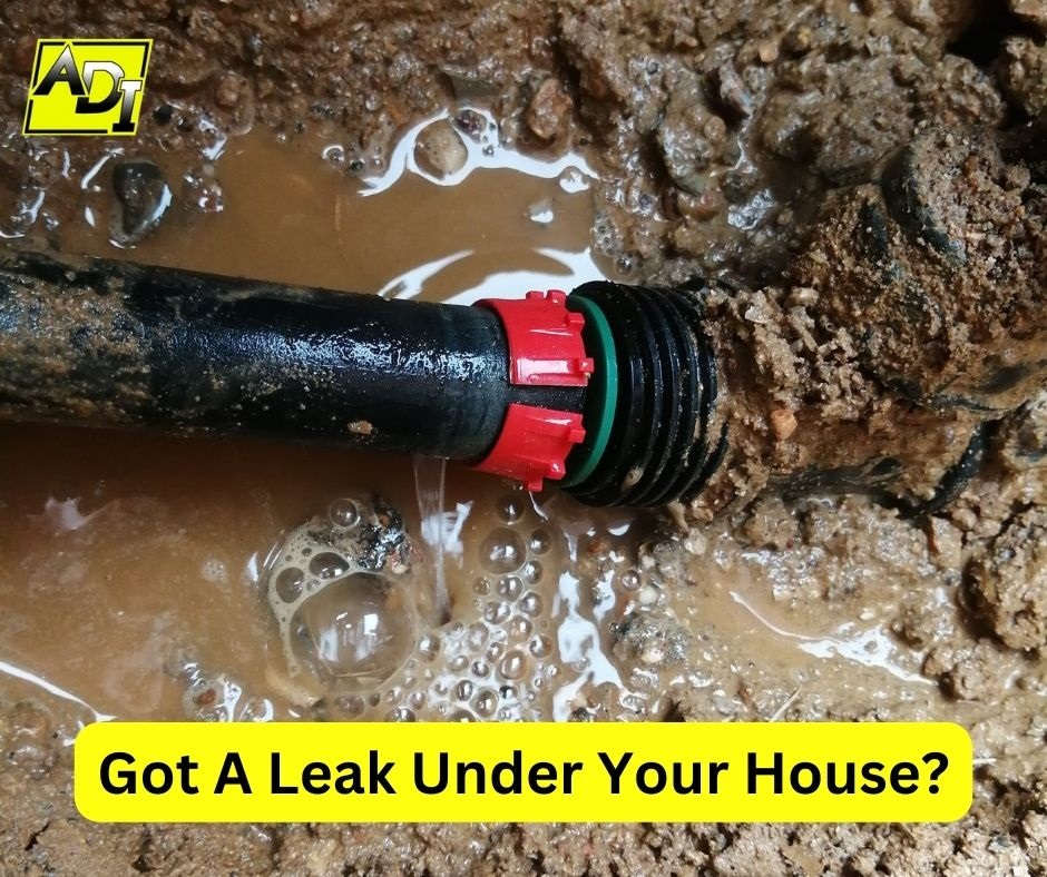 How to find a water leak under a house Quickly!
